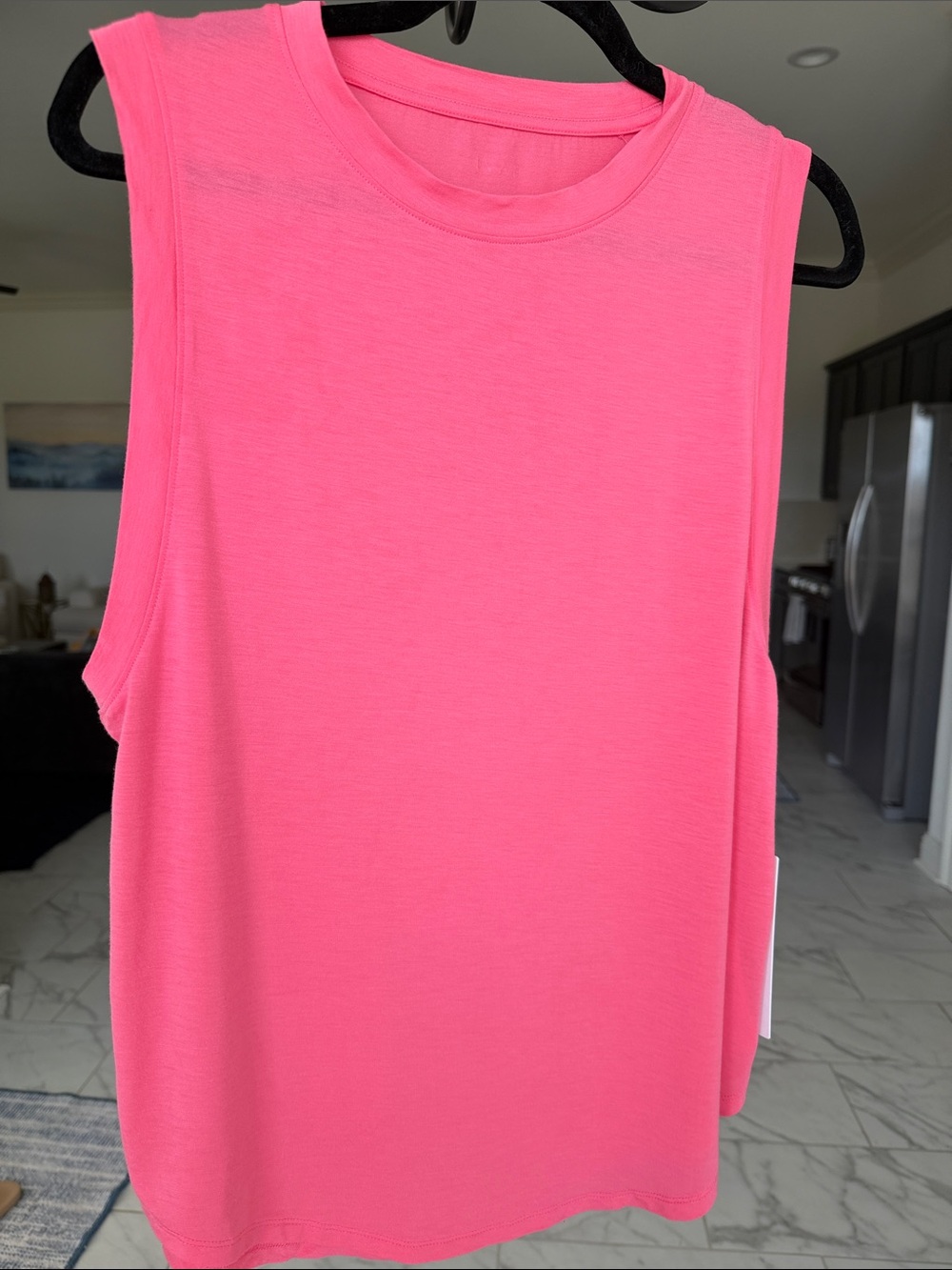 Tavi Women's Sleeveless Crewneck Tank Top - Sunset Pink